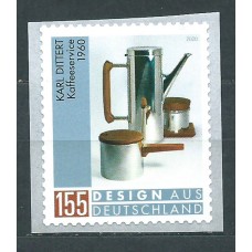 Alemania Federal Correo 2020 Yvert 3345 ** Mnh Servicio de Café Adhesivo
