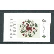 Alemania Federal Correo 2020 Yvert 3351 ** Mnh Navidad Adhesivo