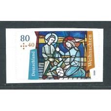 Alemania Federal Correo 2020 Yvert 3353 ** Mnh Navidad Vidriera adhesivo