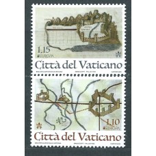 Vaticano Correo 2020 Yvert 1848/49 ** Mnh  Europa 2020 Antiguas Rutas