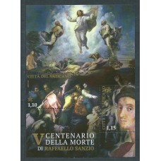 Vaticano Correo 2020 Yvert 1851/52 ** Mnh 500º Muerte de Rafael Sanzio
