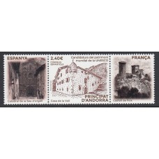 Andorra Española Correo 2020 Edifil 505  ** Mnh  Unesco