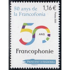 Andorra Francesa Correo 2020 Yvert 842 ** Mnh - Francofonia