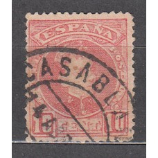 Marruecos Sellos de España utilizados en Marruecos 1901 Edifil 243 usado