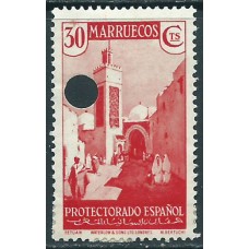 Marruecos Variedades 1935 Edifil 153MT * Mh con taladro