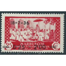 Marruecos Correo 1936 Edifil 161 * Mh