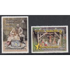 España II Centenario Correo 2020 Edifil 5444/5 ** Mnh Navidad