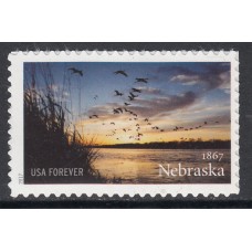 Estados Unidos - Correo 2017 Yvert 4994 ** Mnh  Nebrasca