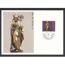 Liechtenstein Tarjetas Maximas Yvert 716 mk 24 religion - 1981