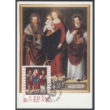 Liechtenstein Tarjetas Maximas Yvert 1092 mk 150 - religion