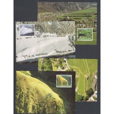 Liechtenstein Tarjetas Maximas Yvert 1282/87 mk 229 - paisajes