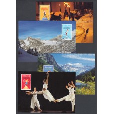 Liechtenstein Tarjetas Maximas Yvert 1353/56 mk 258 - danza