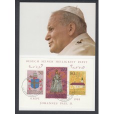 Liechtenstein Tarjetas Maximas Yvert Hb 15 mk 56 - religion