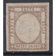 Italia Antiguos Estados - Napoles Correo Yvert 11 * Mh  Punto claro