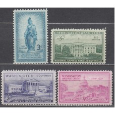 Estados Unidos - Correo 1950 Yvert 541/4 ** Mnh