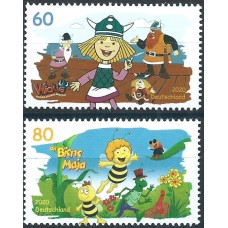Alemania Federal Correo 2020 Yvert 3354/55 ** Mnh Heroes de la Infancia