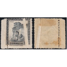 España Variedades 1932 Edifil 673iw * Mh Dentado Muy Desplazado con Fuelle