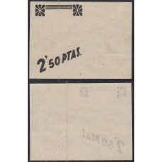 España Variedades 1938 Edifil 791 (*) Mng Ensayo de Sobrecarga