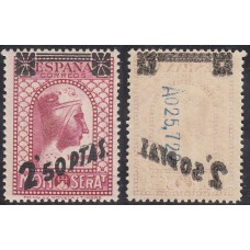 España Variedades 1938 Edifil 791hc ** Mnh Sobrecarga Calcada