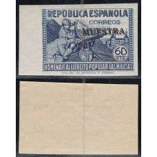 España Variedades 1938 Edifil 796 Mshh * Mh Doble Habilitación sin dentar