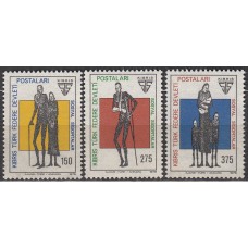 Chipre Turco - Correo Yvert 43/45 ** Mnh