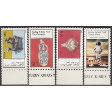 Chipre Turco Correo Yvert 167/70 ** Mnh Ceramica