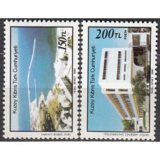 Chipre Turco Correo Yvert 203/4 ** Mnh