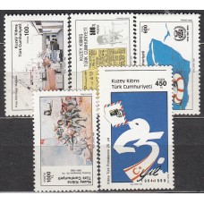 Chipre Turco Correo Yvert 241/45 ** Mnh