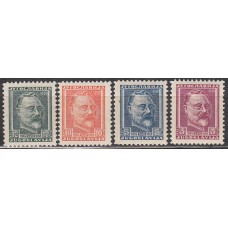 Yugoslavia Correo 1948 Yvert 485/88 * Mh Peronaje Laurent Kosir