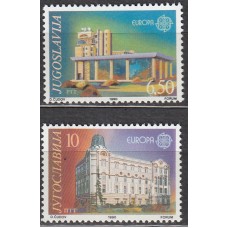 Tema Europa 1980 Yugoslavia Yvert 2283/84 ** Mnh