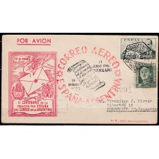 Marcas Aereas - Matasellos commemorativos 1948 Edifil M.10