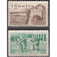 Turquia - Correo 1957 Yvert 1327/28 ** Mnh Fiesta Agricola