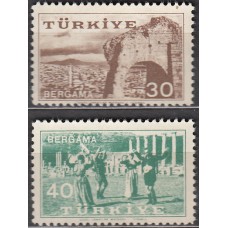 Turquia - Correo 1957 Yvert 1327/28 ** Mnh Fiesta Agricola