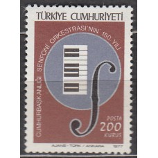 Turquia Correo 1977 Yvert 2181 ** Mnh Música