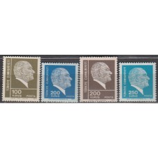 Turquia - Correo 1977 Yvert 2187/90 ** Mnh Ataturk