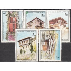 Turquia Correo 1978 Yvert 2238/42 ** Mnh Casas Tradicionales Turcas