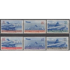 Turquia - Aereo Yvert 28/33 ** Mnh Aviones