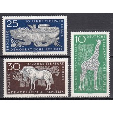 Alemania Oriental Correo 1965 Yvert 797/99 (*) Mng  Fauna