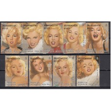 Montserrat - Correo Yvert 844/852 ** Mnh Marilyn Monroe - Artista