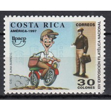 Upaep Costa Rica 1997 Yvert 618 ** Mnh