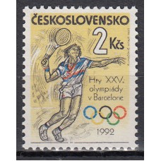 Checoslovaquia - Correo 1992 Yvert 2914 ** Mnh Deportes - Tenis