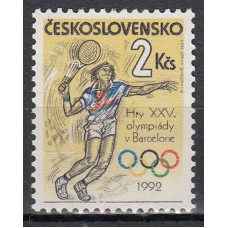 Checoslovaquia - Correo 1992 Yvert 2914 ** Mnh Deportes - Tenis