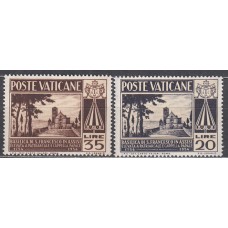 Vaticano - Correo 1954 Yvert 203/4 ** Mnh