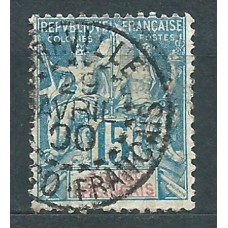 Congo Frances Correo 1892 Yvert 17 usado
