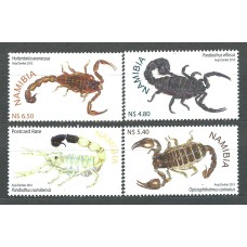 Namibia Correo Yvert 1271/74 ** Mnh Fauna - Insectos