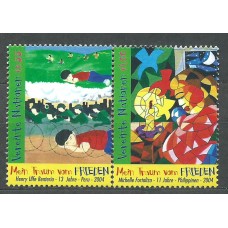 Naciones Unidas Viena Correo 2004 Yvert 440/41 ** Mnh