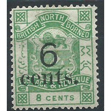 Borneo Correo Yvert 46 * Mh