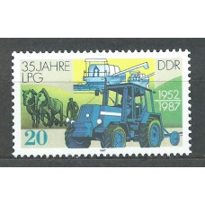 Alemania Oriental Correo 1987 Yvert 2710 ** Mnh