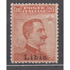 Libia Italiana Correo Yvert 20 * Mh