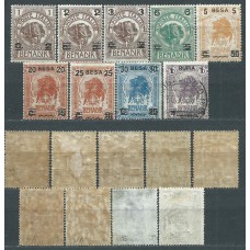 Somalia Italiana - Correo Yvert 34/38+40/1+42+44 */(*)/usado Mh/Mng/used 44 usado